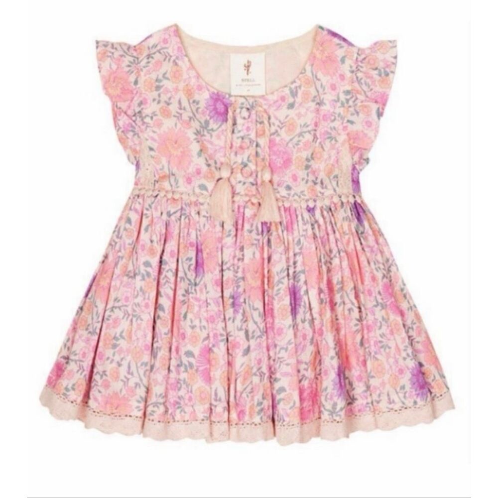 Spell The Little Gypsies Folk Town Top | 3T in Pink